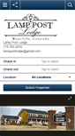 Mobile Screenshot of lamppostlodge.com